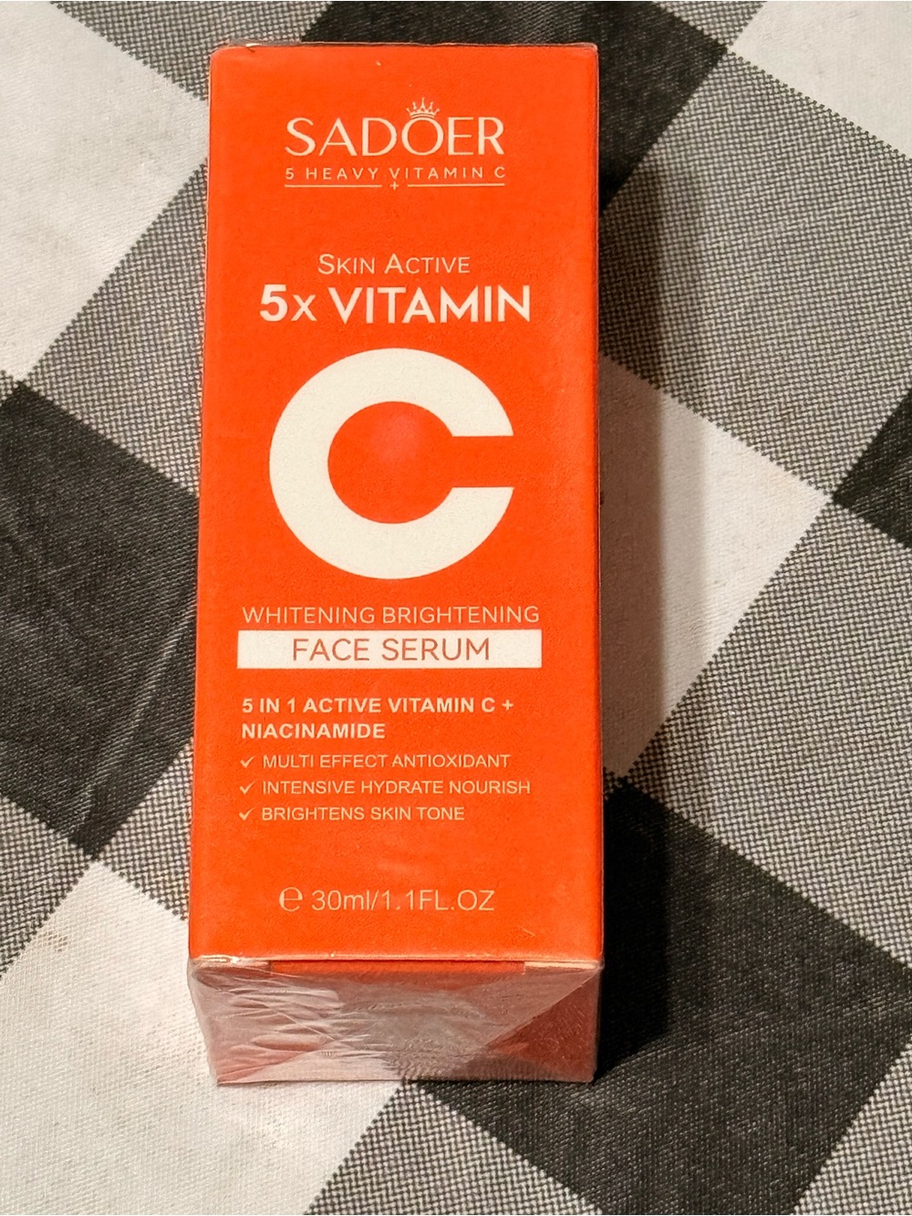 Skin Active 5x Vitamin C Whitening Brightening Face Serum - Orange